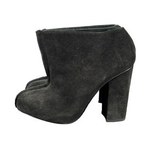 Acne Black Suede Ankle  Boots Size 36/6